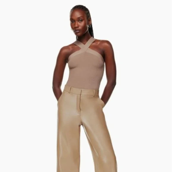 Aritzia Babaton Sculpt Knit Criss Cross Tank - Picture 5 of 6